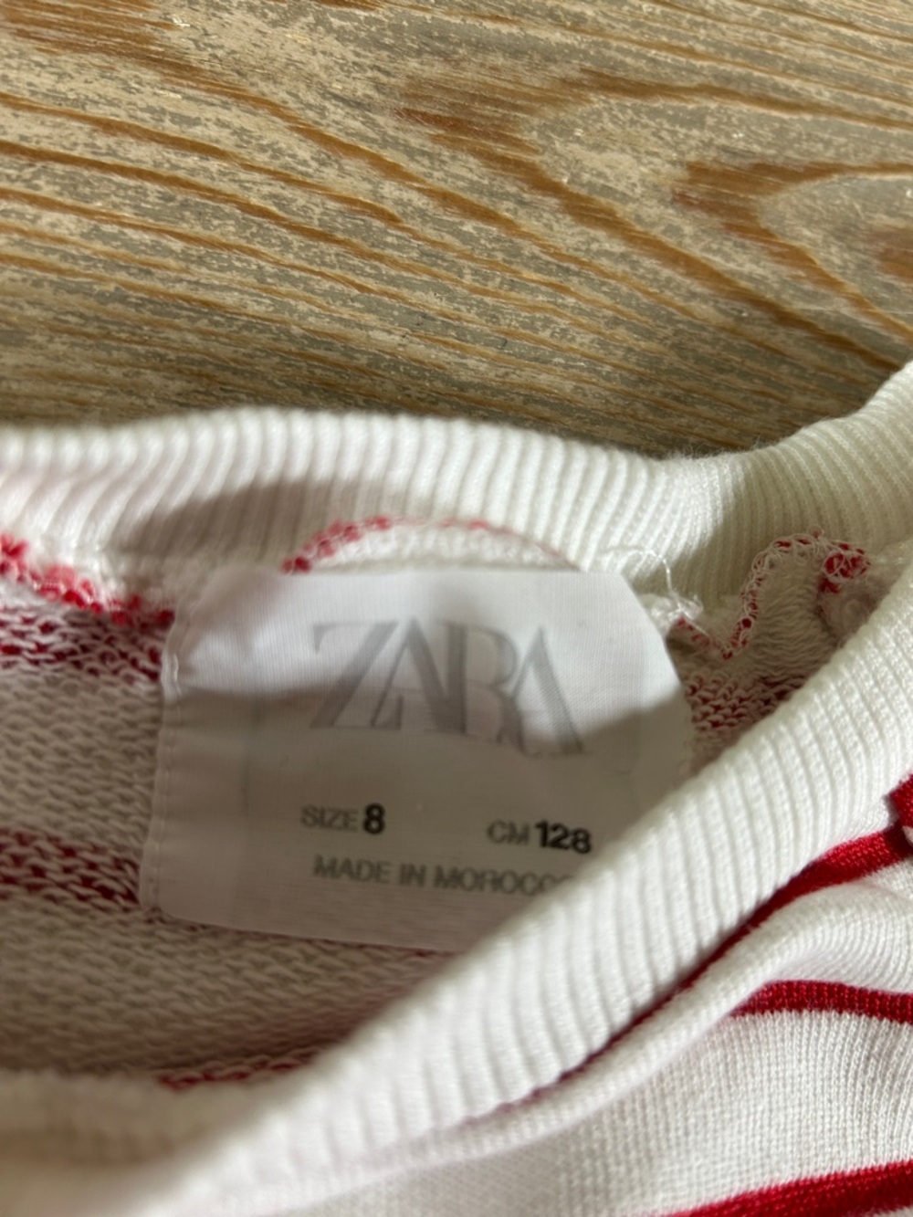 Zara Girls Striped Crewneck - Picture 3 of 6